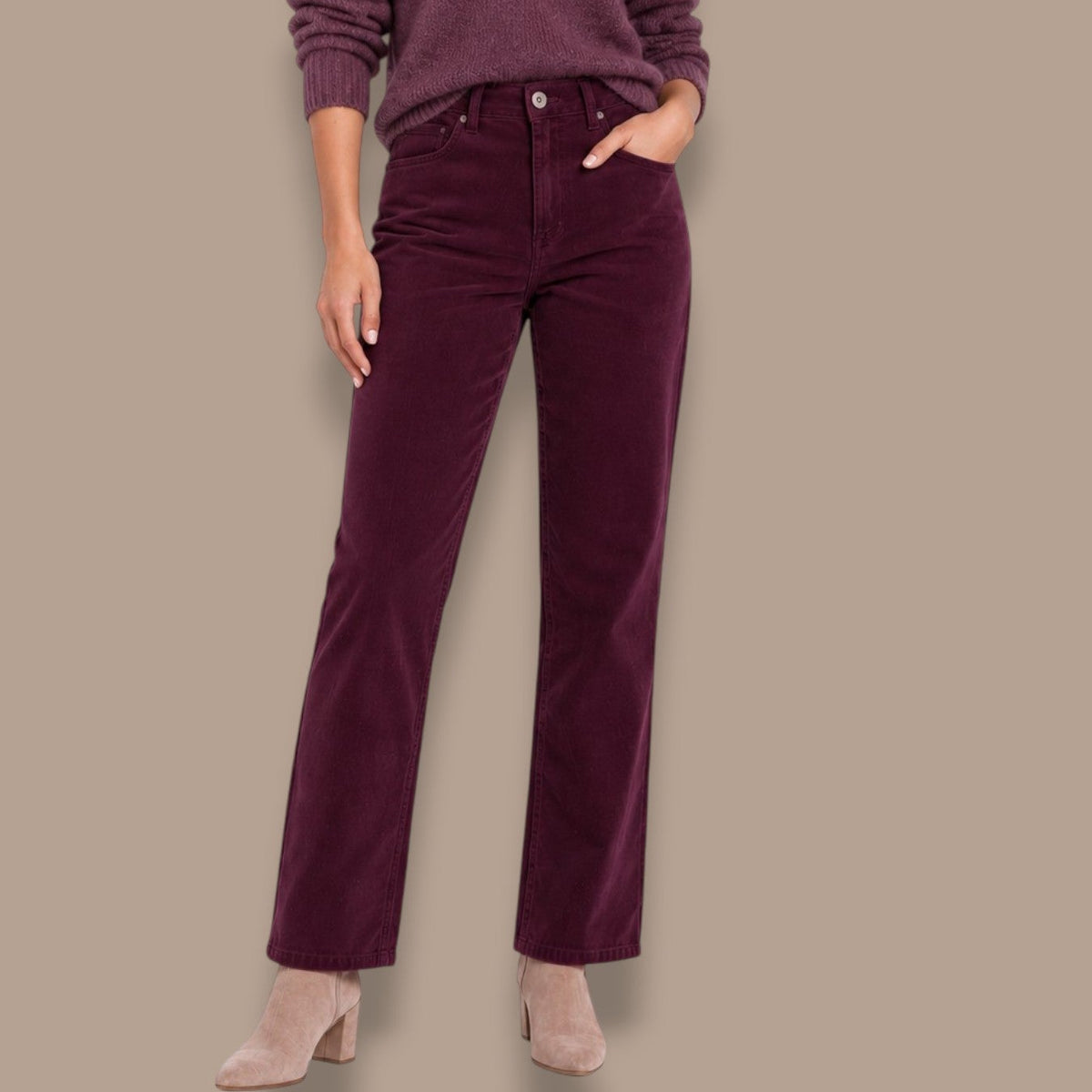 Carreli - Straight-Leg Corduroy Pants