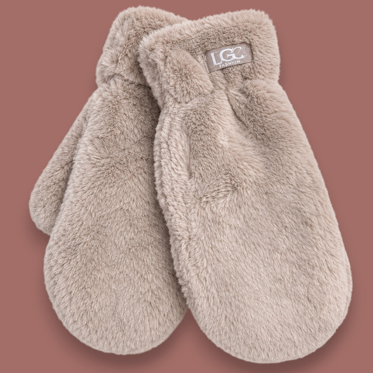 Audrey's - Plush Faux-Fur Mittens