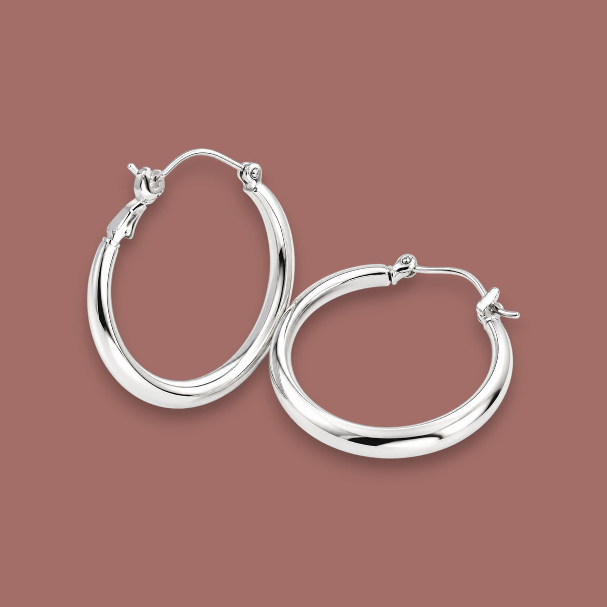 Audrey's - Everyday Sculpted Hoop Earrings