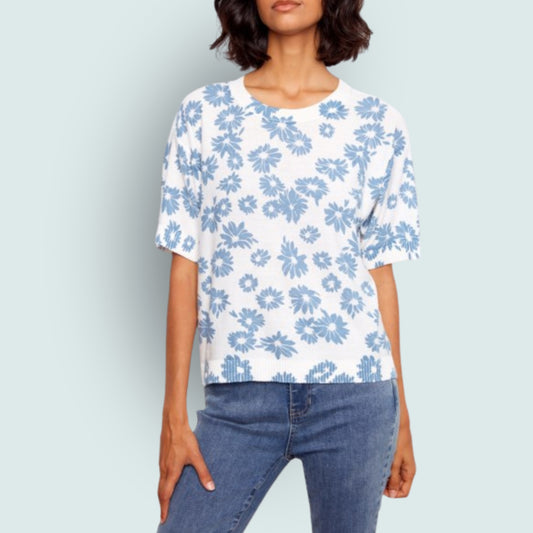 Charlie B - Reversible Short Sleeve Sweater