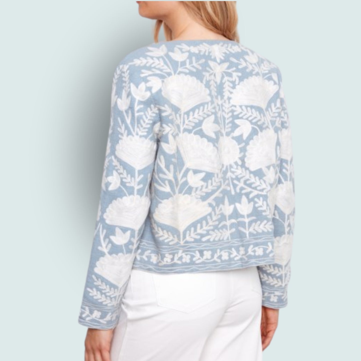 Charlie B - Basket Weave Print Jacket