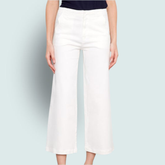 Charlie B - Wide Leg Coloured Denim Pants