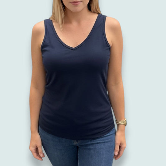 Carreli - Soft Contour V-Neck Tank