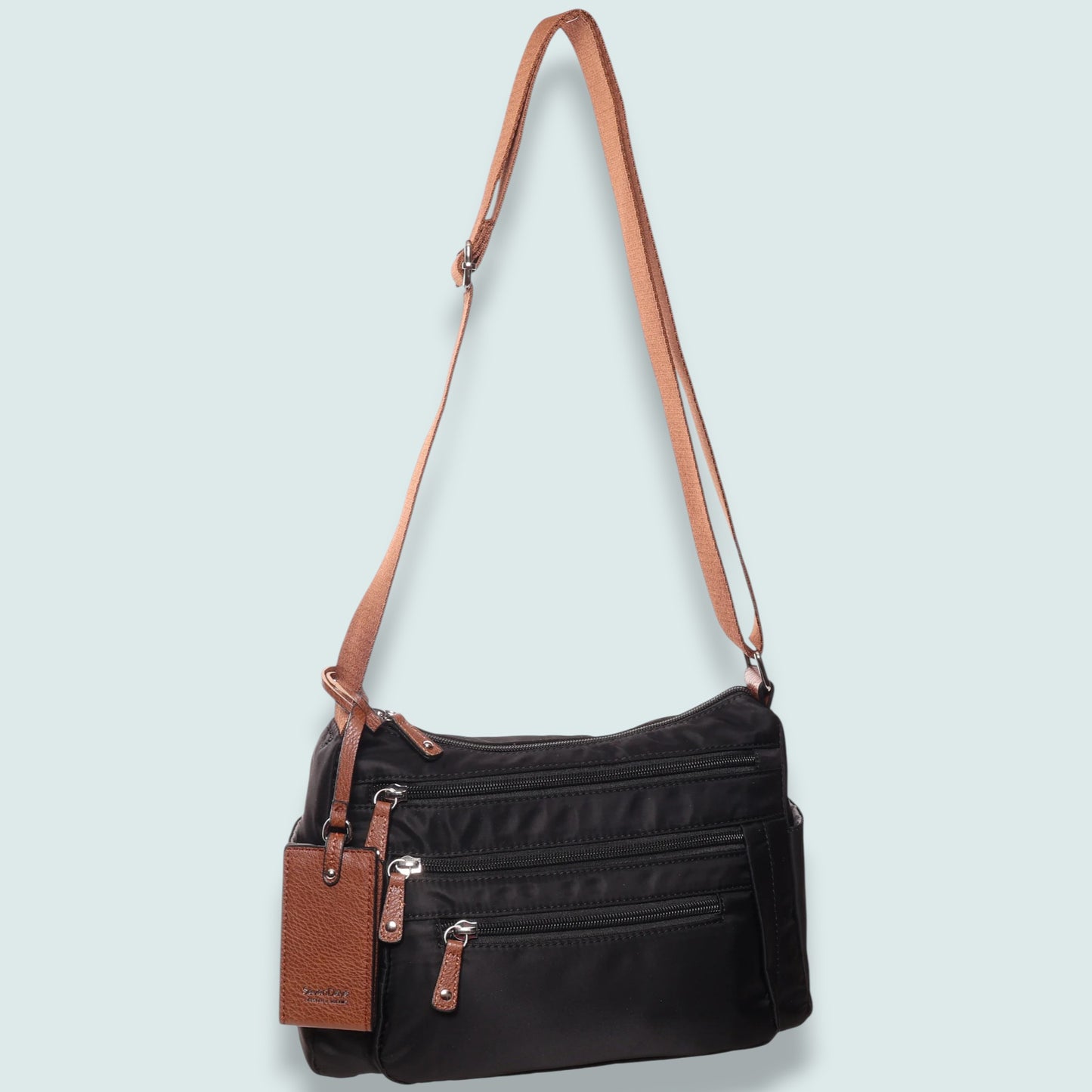 Seven Days - Multi-Zip Everyday Messenger Bag