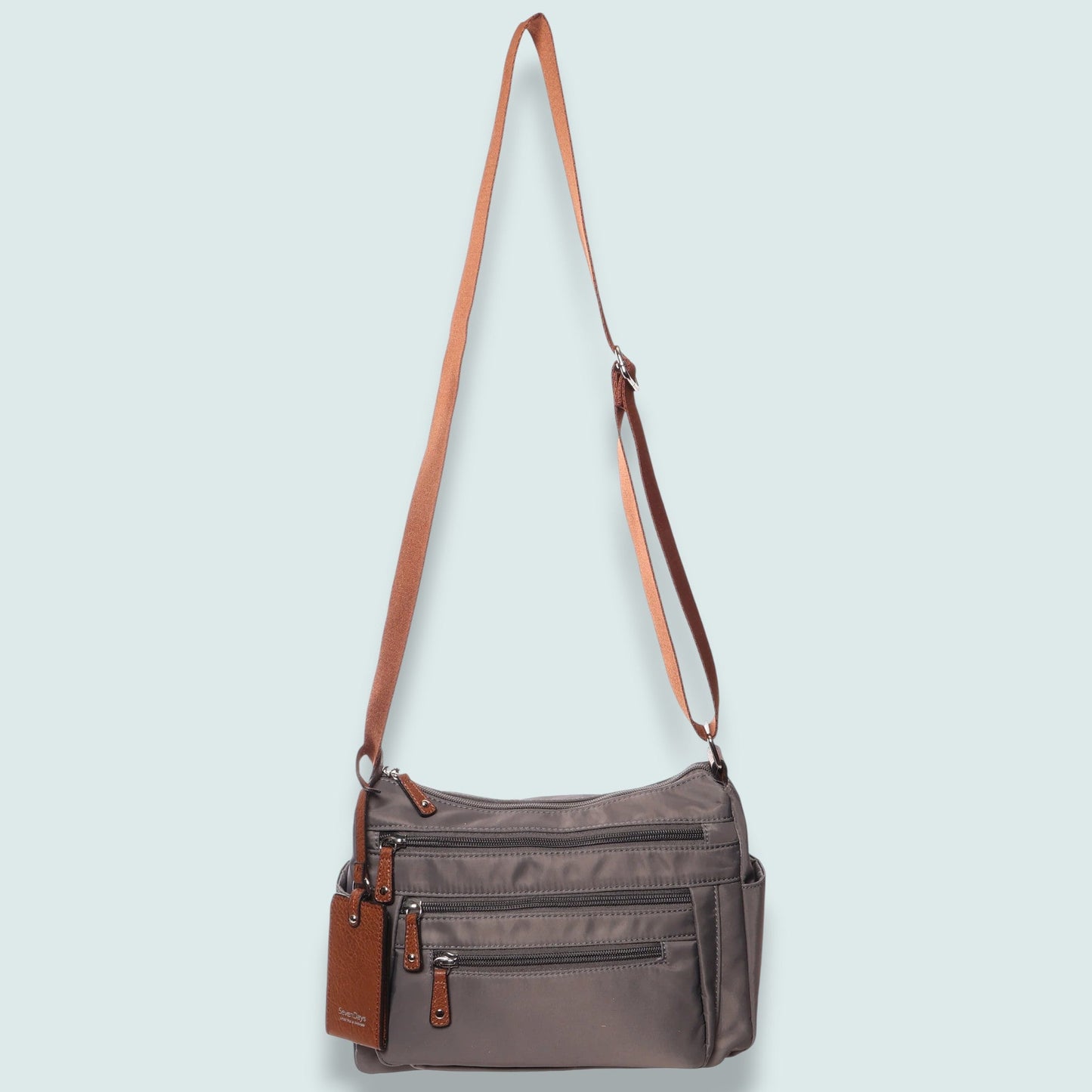 Seven Days - Multi-Zip Everyday Messenger Bag