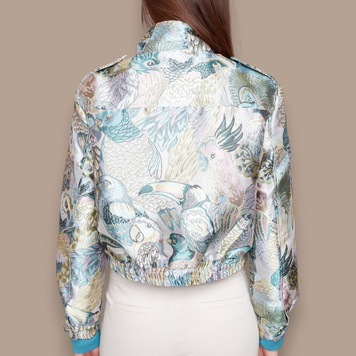 Renuar - Printed Zip-Front Jacket