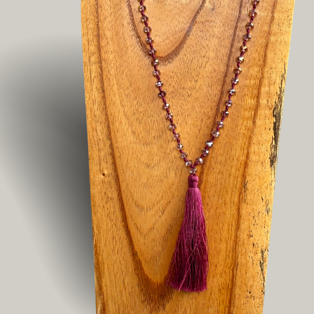 Suzie Blue - Crystal Beaded Necklace