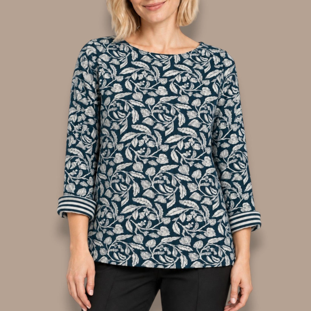 Seasalt Cornwall - Gwennol Jacquard Jersey Top
