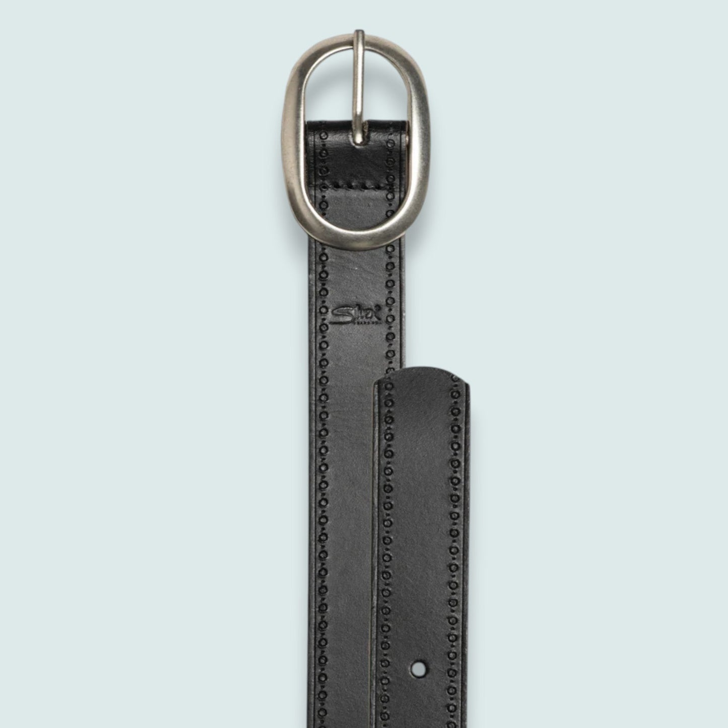 Silver Jeans - Refined Edge Embossed Leather Belt – 30MM Size