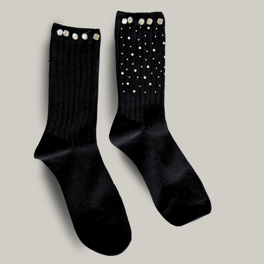 Red Coral - Sparkle Decal Socks
