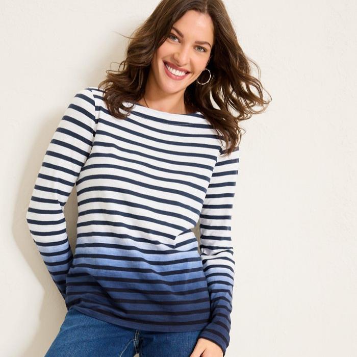 Tommy Bahama - Striped Long Sleeve Top