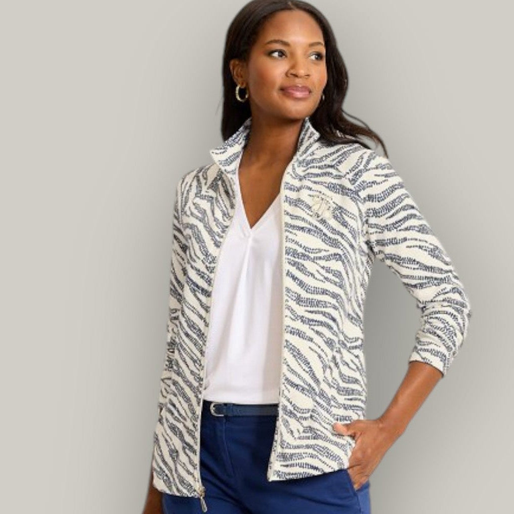 Tommy Bahama - Zebra Bay Full-Zip Cardigan
