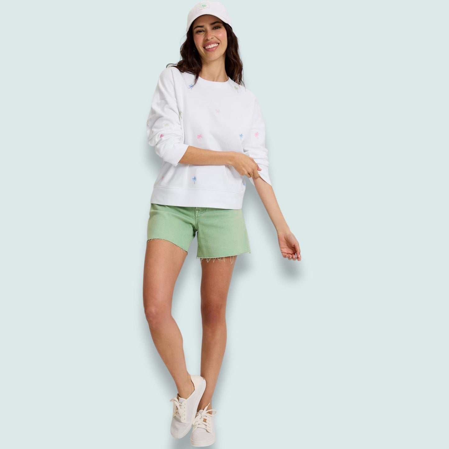 Tommy Bahama - Palm Tree Crew-Neck Sweatshirt