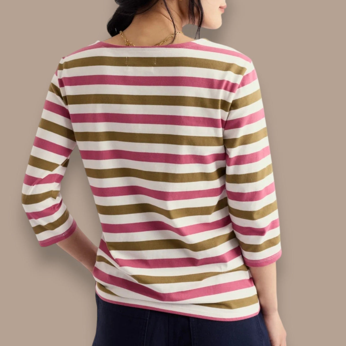 Seasalt Cornwall - 3/4 Sleeve Sailor Top