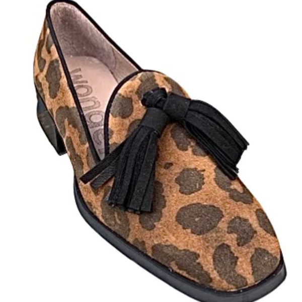 Wonders - Leopard Print Loafer