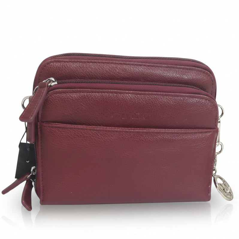 La Diva - Top Zip Crossbody Purse