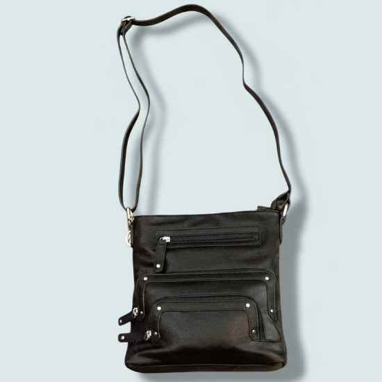 La Diva - Multi-Zip Crossbody Purse