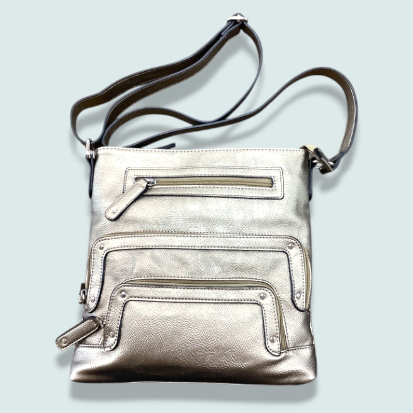La Diva - Multi-Zip Crossbody Purse