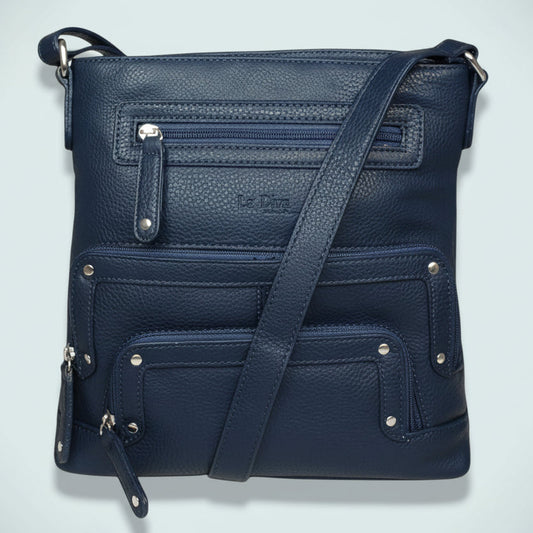 La Diva - Multi-Zip Crossbody Purse