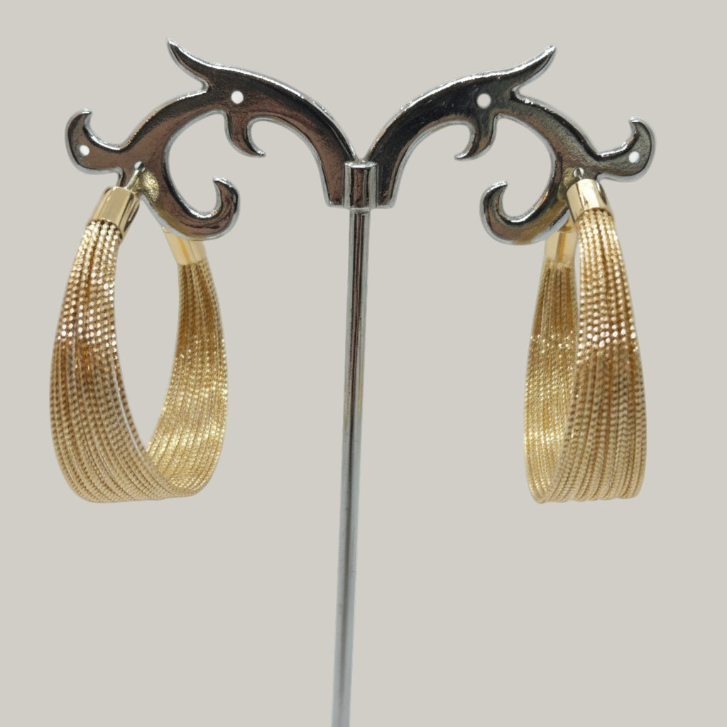 EL-KA - Layered Mesh Hoop Earrings