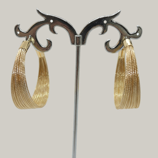 EL-KA - Layered Mesh Hoop Earrings
