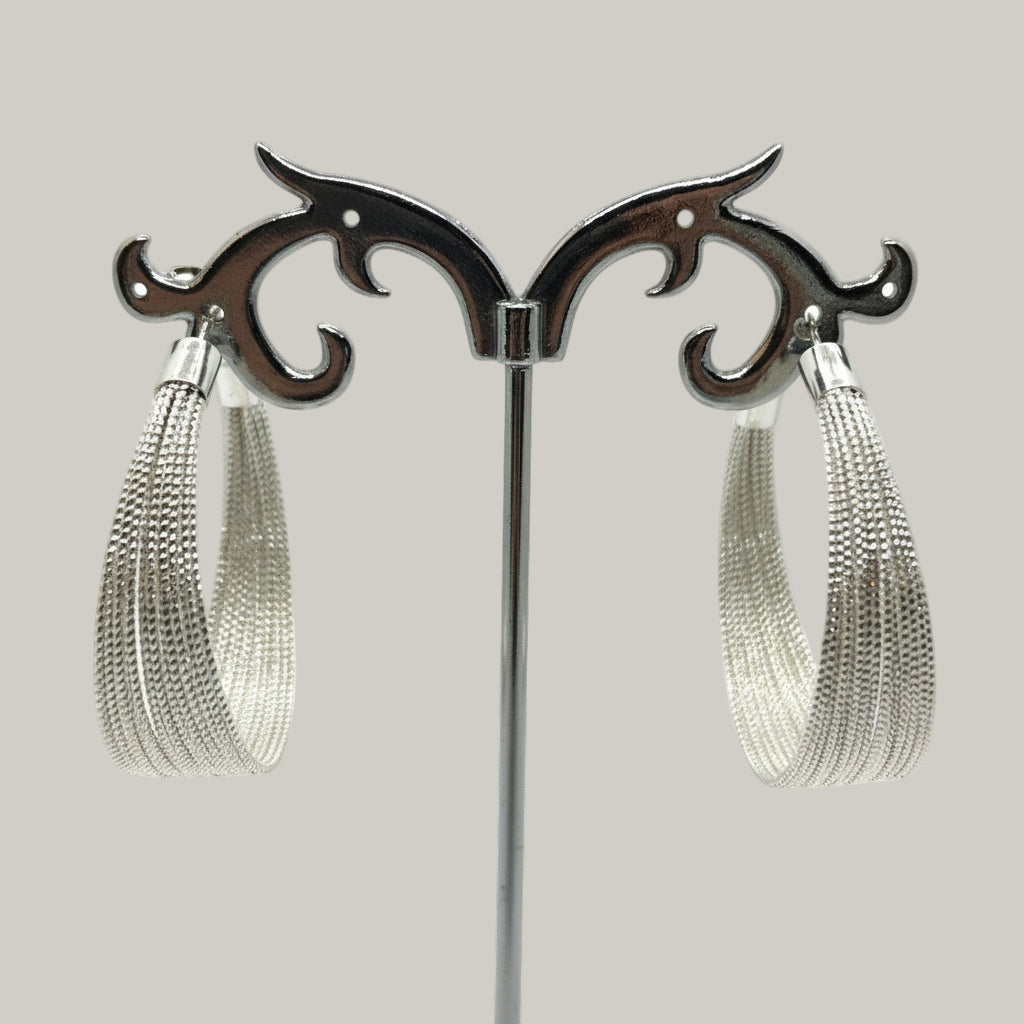 EL-KA - Layered Mesh Hoop Earrings