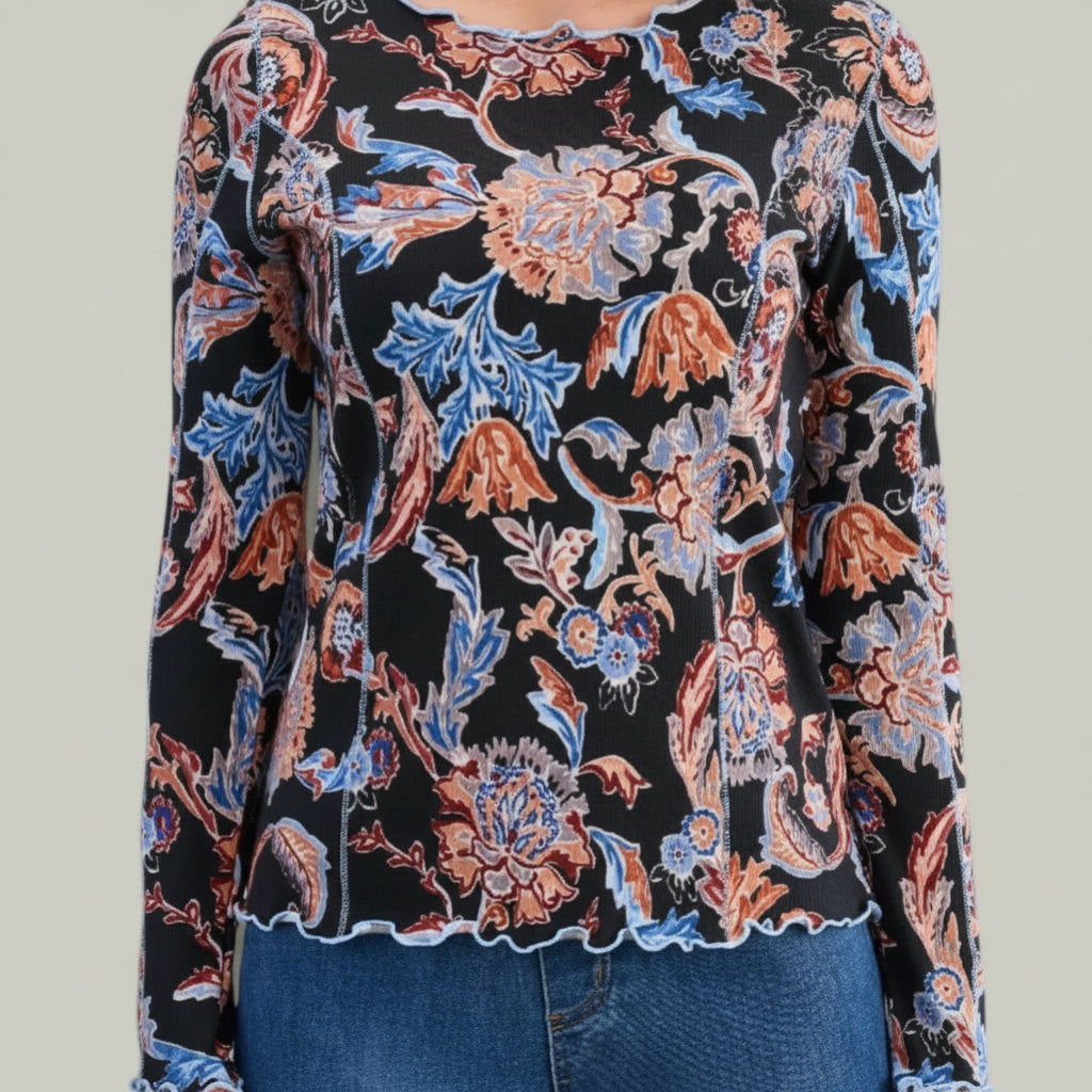 FDJ - Floral Long Sleeve Top