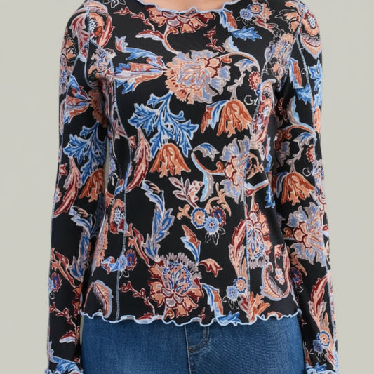 FDJ - Floral Long Sleeve Top