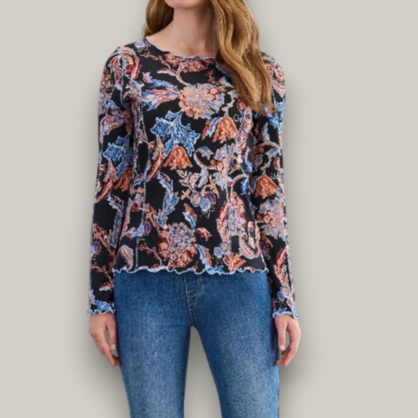 FDJ - Floral Long Sleeve Top