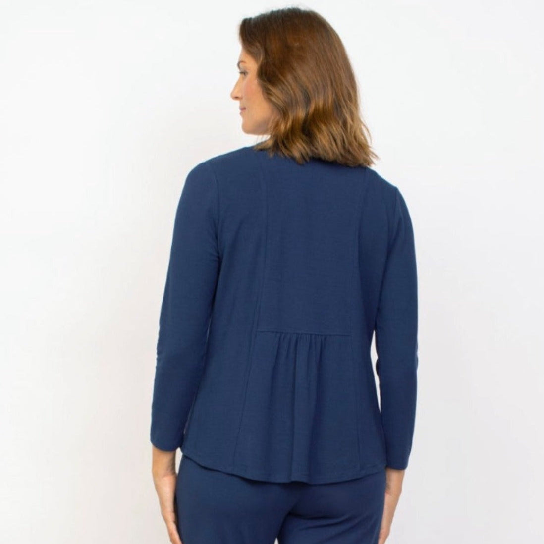 Habitat - Open Front Cardigan With Pleated Back