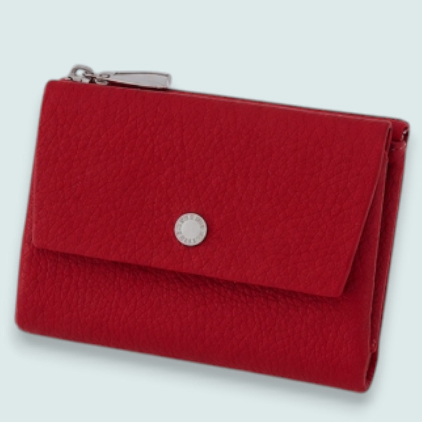 Audrey's - Pebbled Zip Wallet With Magnetic Closure