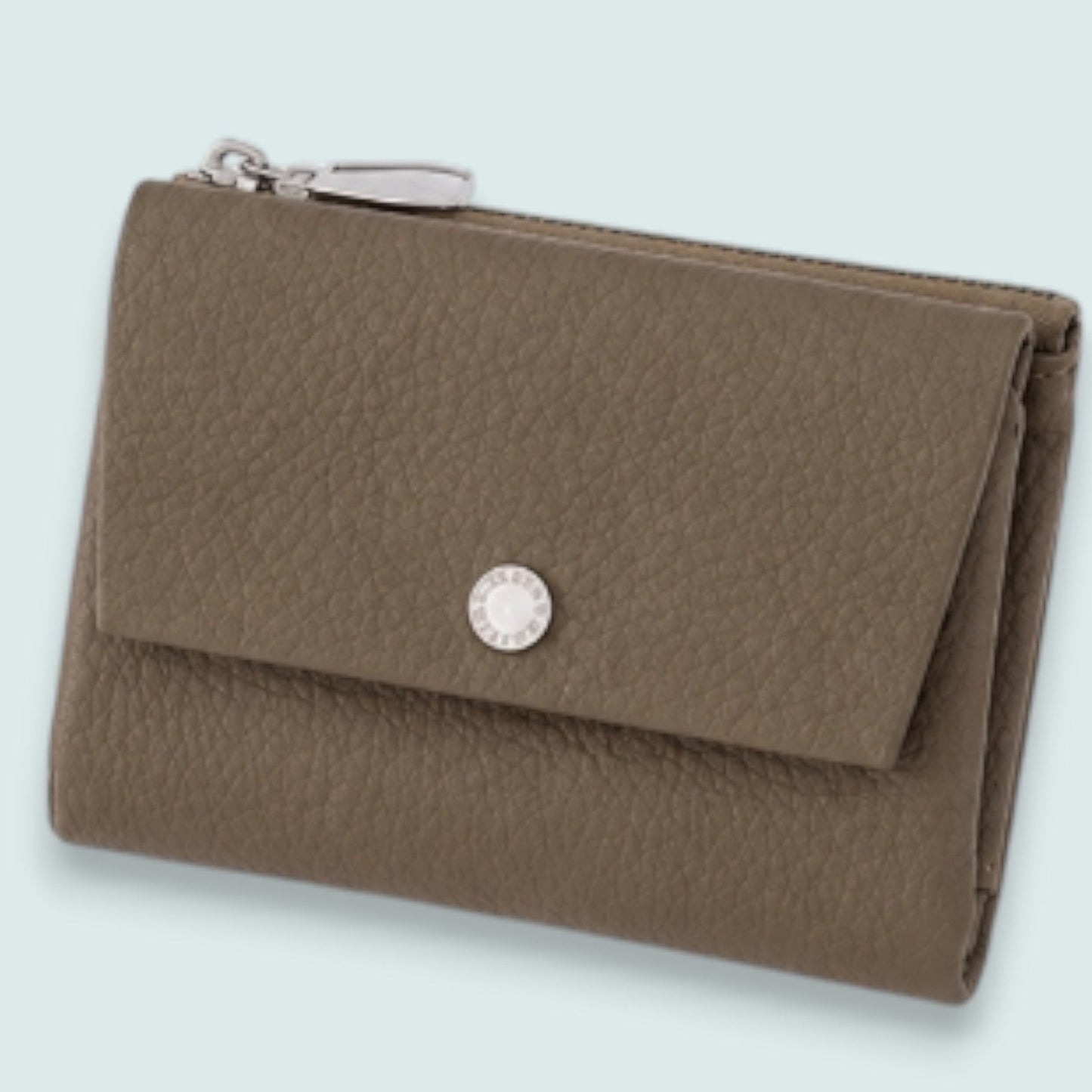 Audrey's - Pebbled Zip Wallet With Magnetic Closure