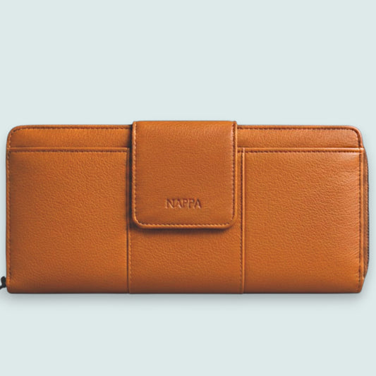 Nappa - Veronica Pebbled Zip Wallet