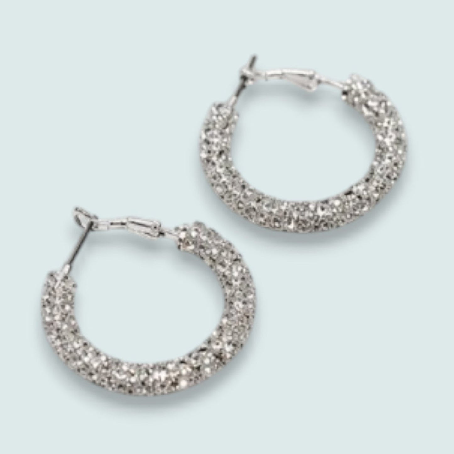 Audrey's - Sparkle Luxe Hoop Earrings