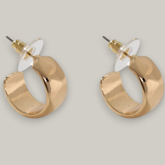 Merx - Wide Stud Earring