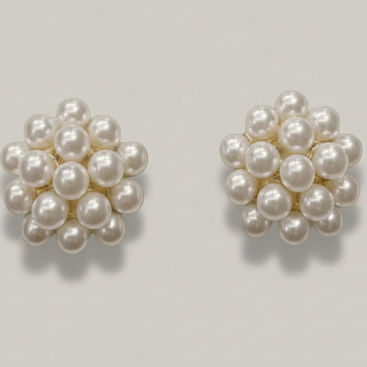Audrey's - Pearl Bloom Stud Earrings