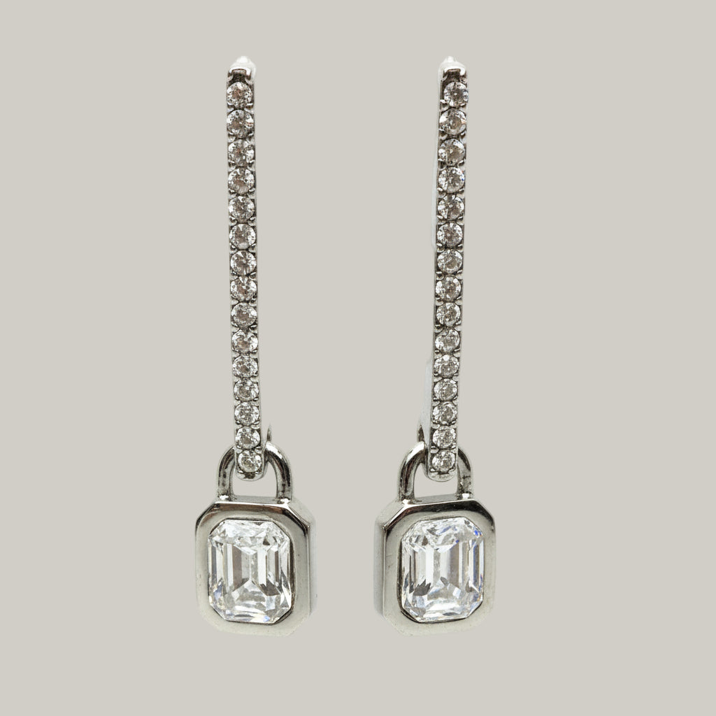 Evershine - Radiant Line Drop Earrings