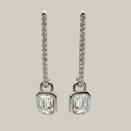 Evershine - Radiant Line Drop Earrings