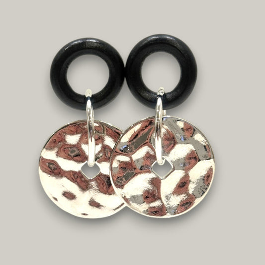 Merx - Modern Eclipse Hoop Earrings