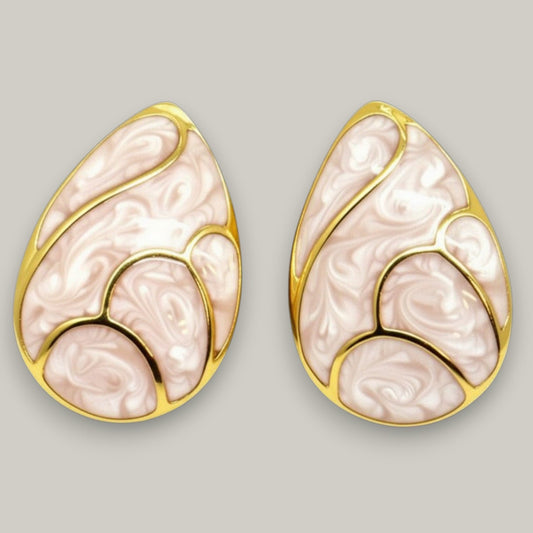 Audrey's - Blush Tides Teardrop Studs