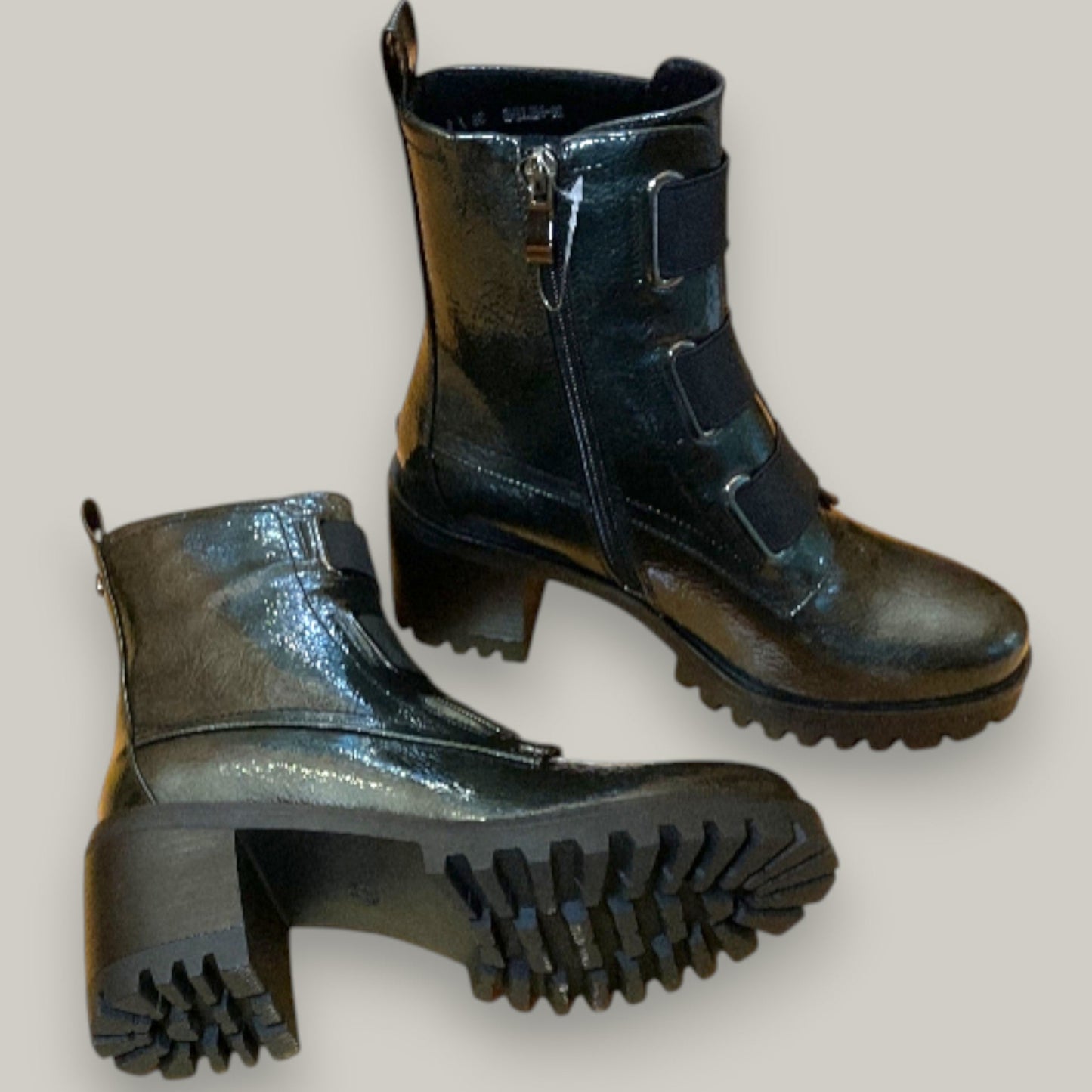 Aqua Flex - Believe Krinkle Patent Boot