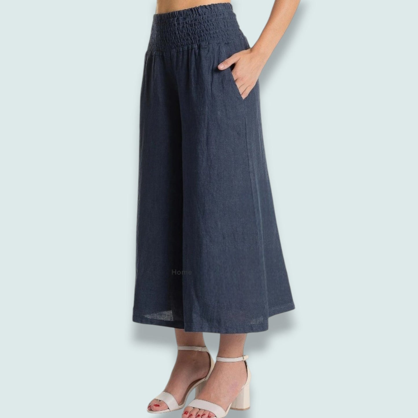 Linen Luv - Linen Palazzo Pants