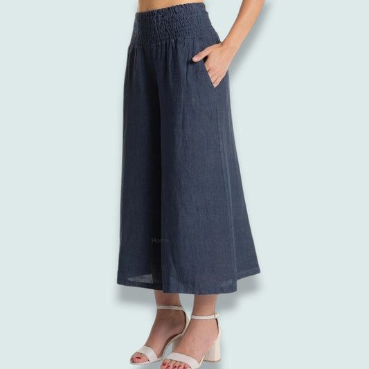 Linen Luv - Linen Palazzo Pants