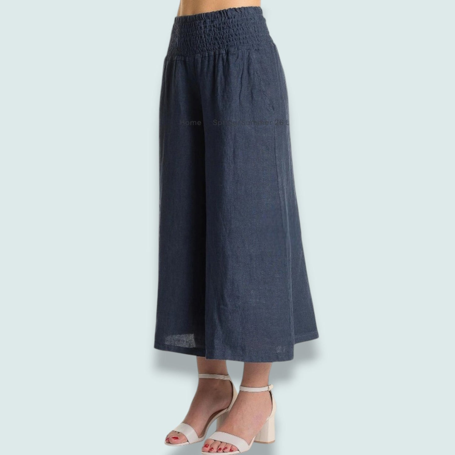 Linen Luv - Linen Palazzo Pants