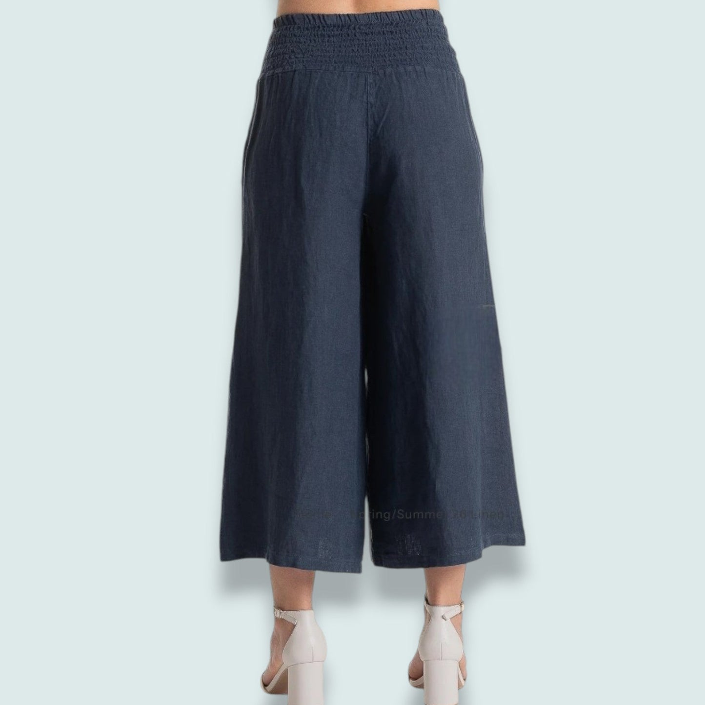 Linen Luv - Linen Palazzo Pants