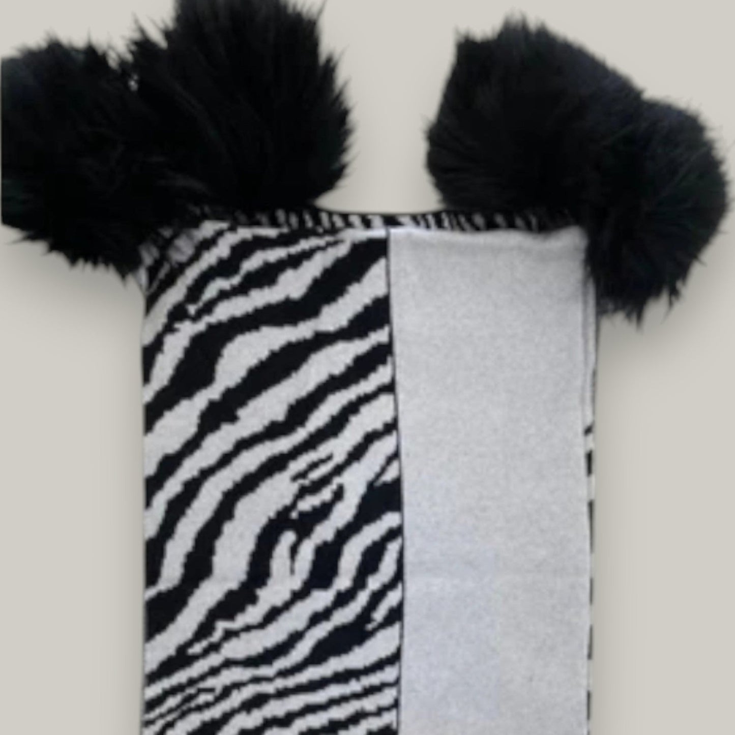 Miss Caprice - Izara Scarf With Pompoms