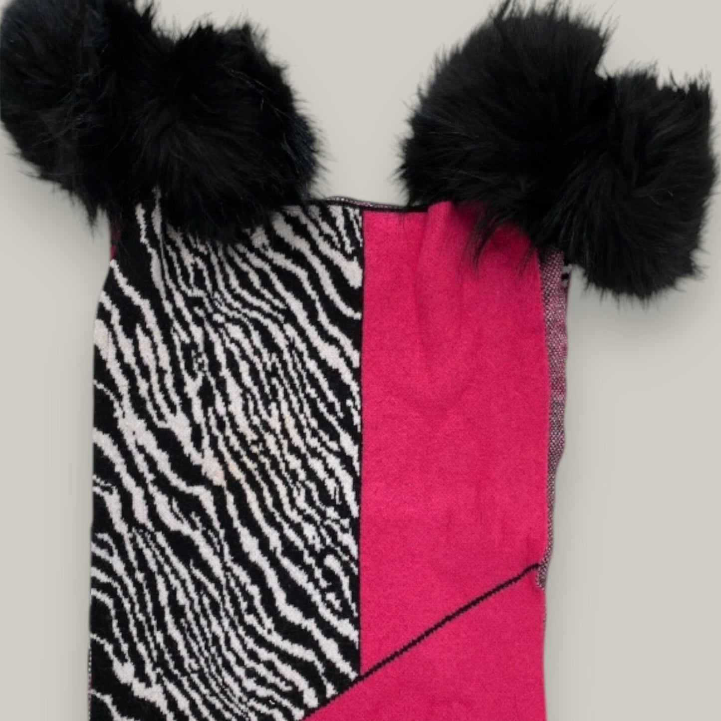Miss Caprice - Izara Scarf With Pompoms