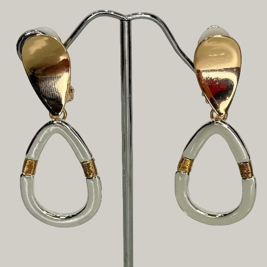 EL-KA - Modern Loop Clip-On Earrings