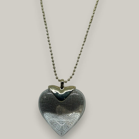Merx - Crystal Heart Necklace