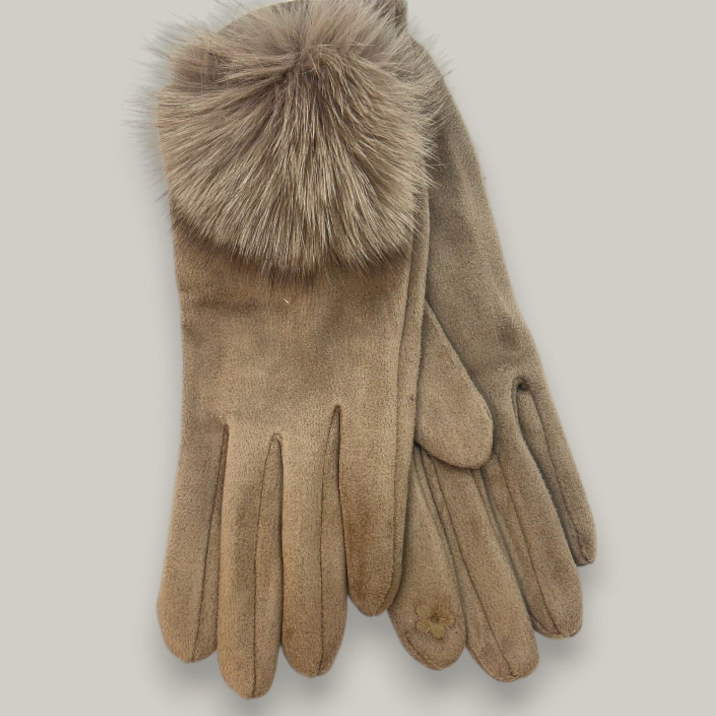 Alina - Winter Charm Pom Gloves